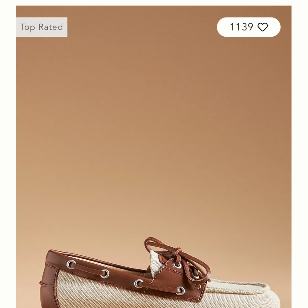 Elegant Brown and Cream Women's Loafers BIBI LOU BOAT SHOES with tags/packaging - Picture 2 of 4